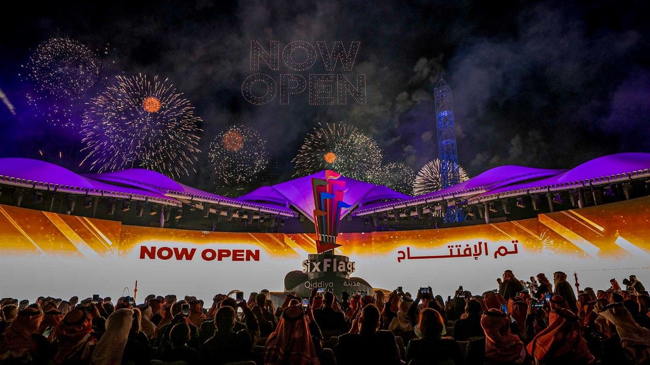 The opening ceremony: fireworks over the Citadel and a drone display spelling NOW OPEN